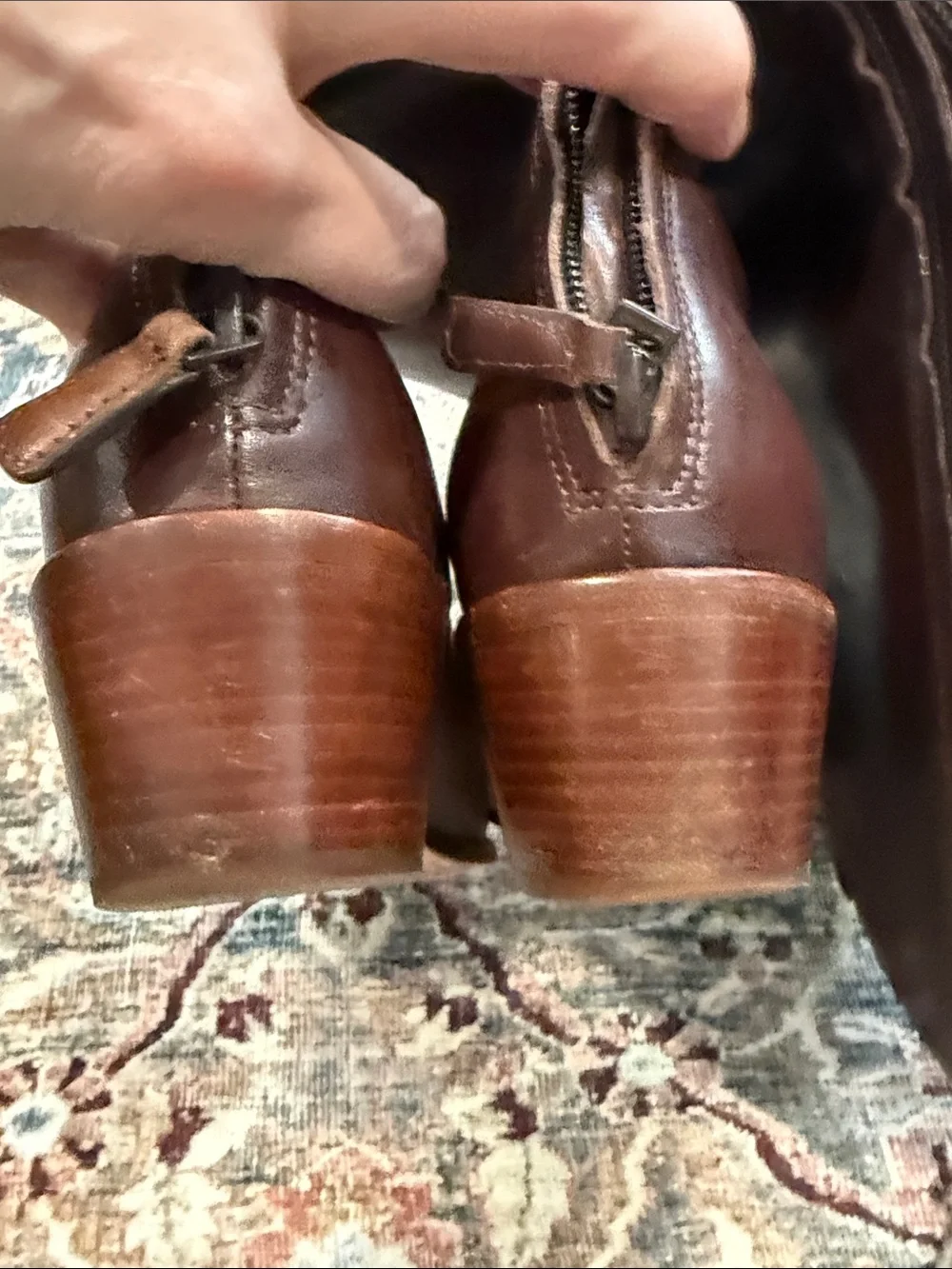 Cole Haan Tall Leather Riding Boots - Brown